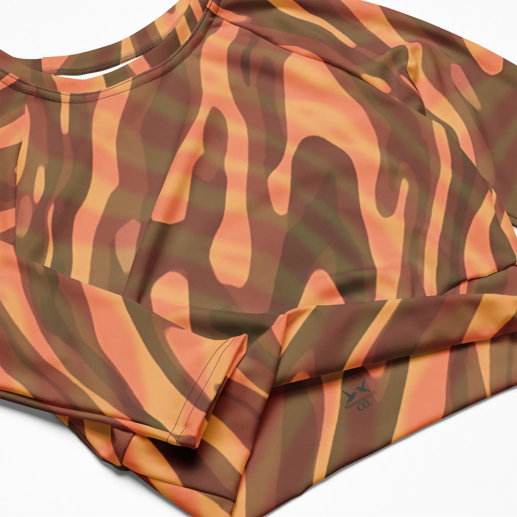 Brown Zebra Print Design