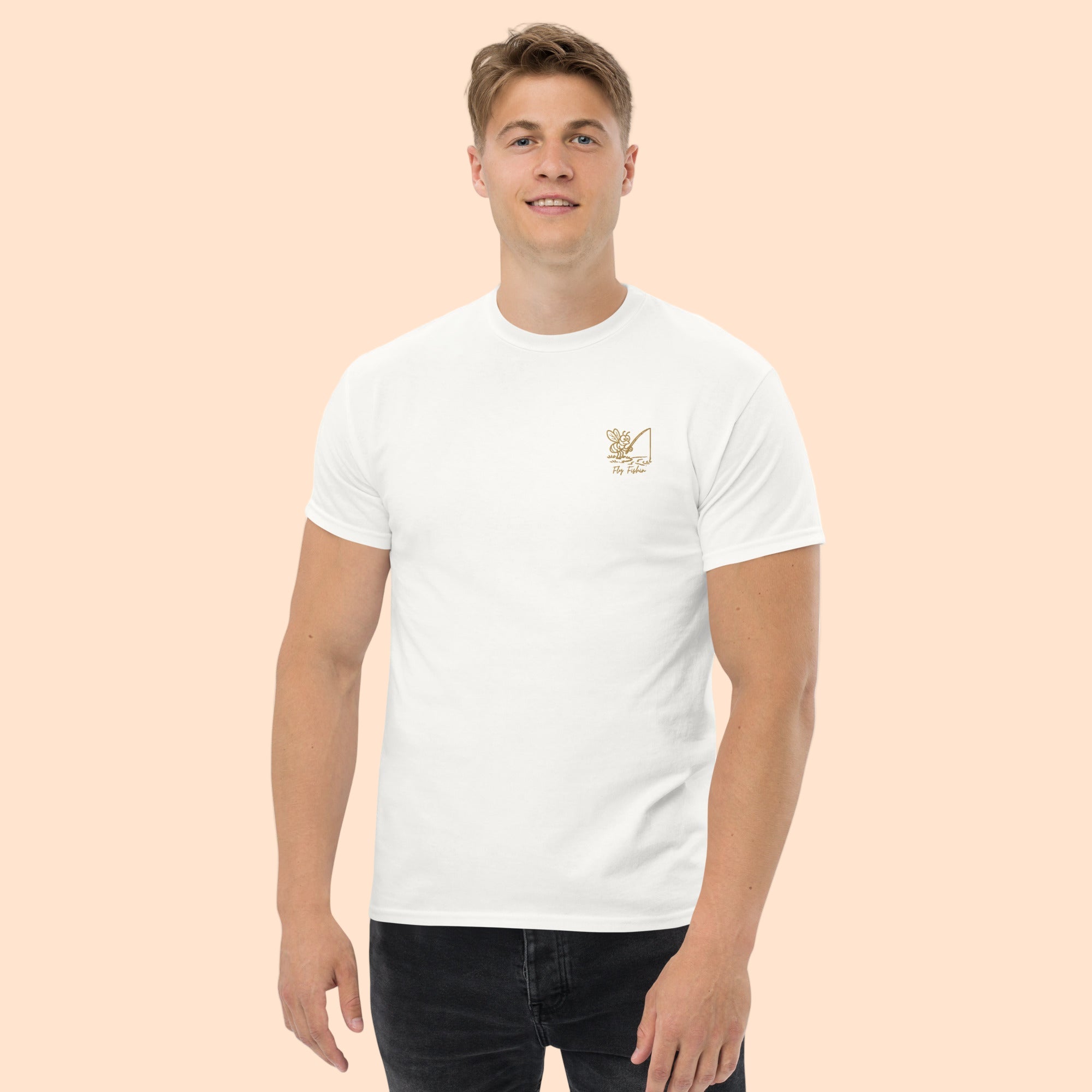 Fly Fishing T-Shirt White Front