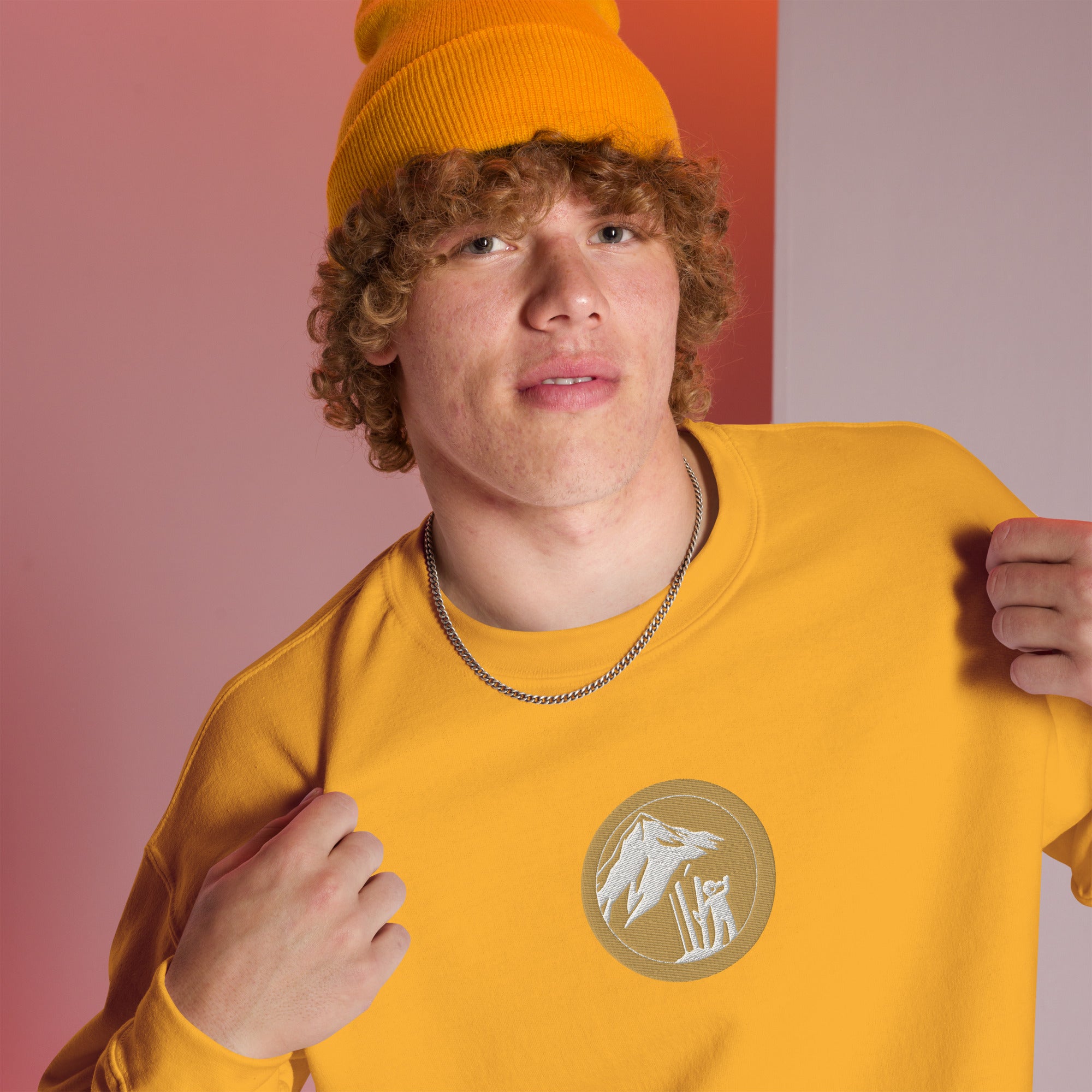 Hammed Up Crew Neck - Yellow Front