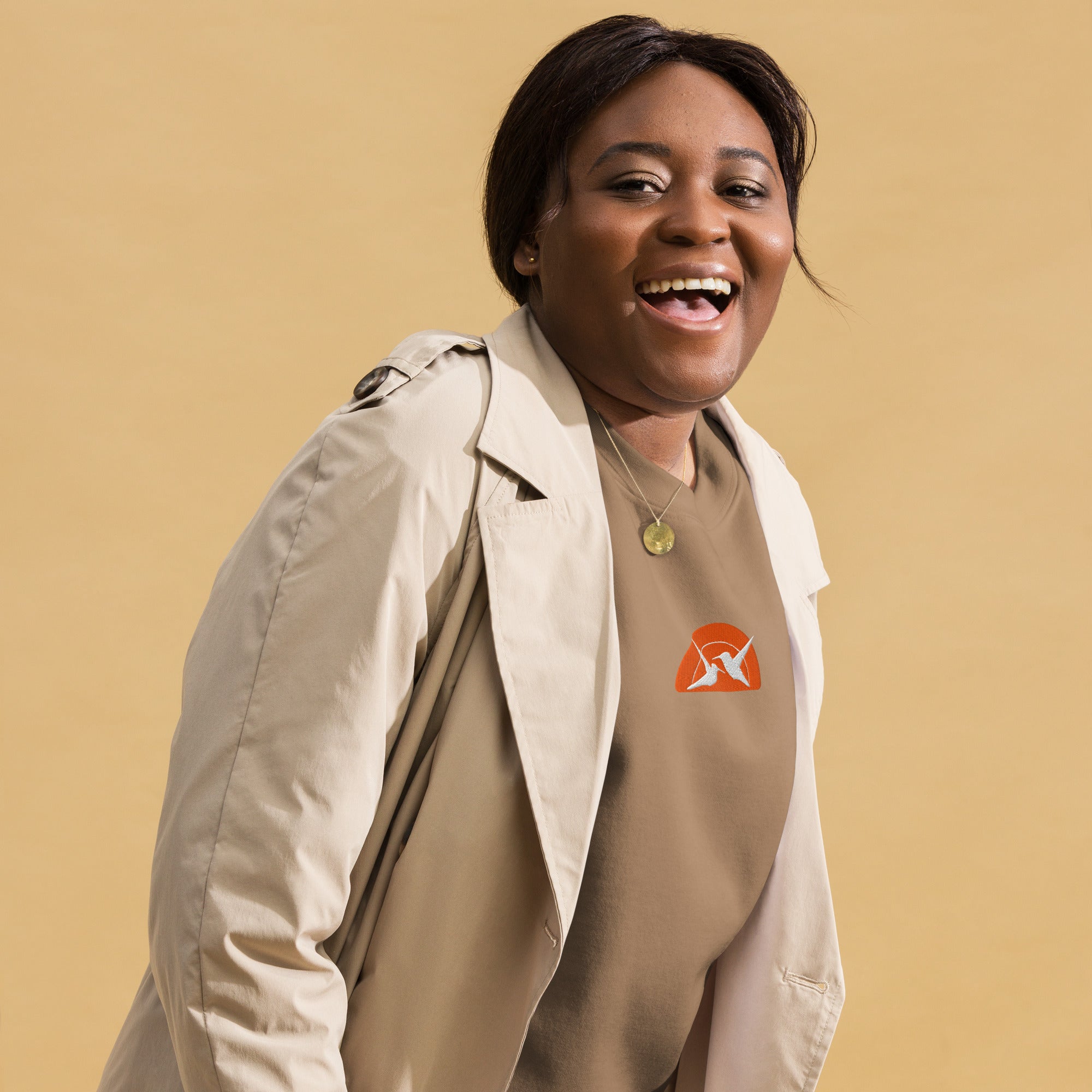 Humming Birds T Shirt - Brown