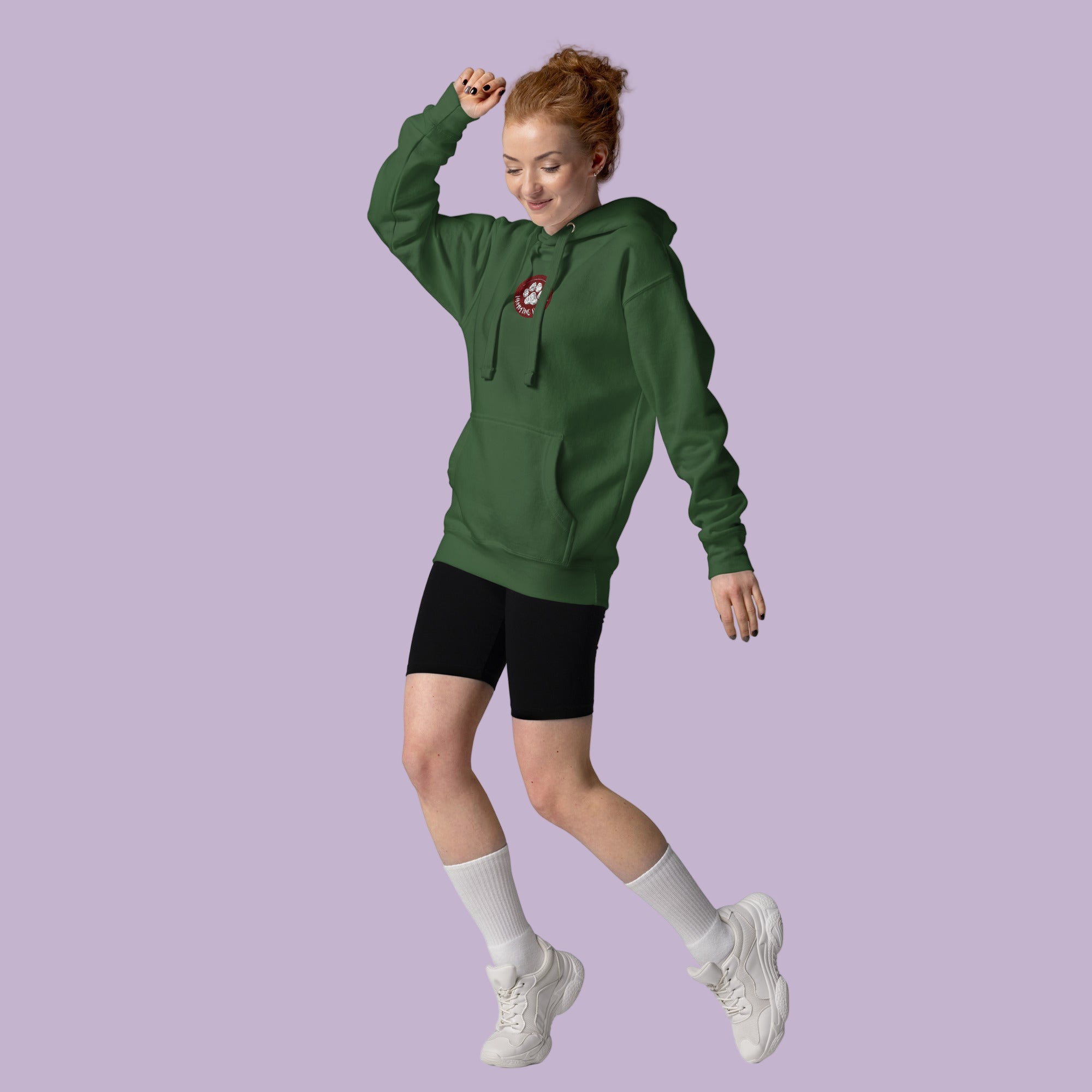 Hamming Patrol Sweatshirt - Green Front angle
