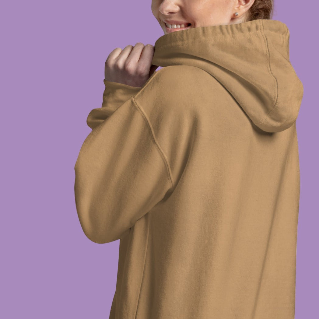 Hamming Patrol Sweatshirt - Back View Tan