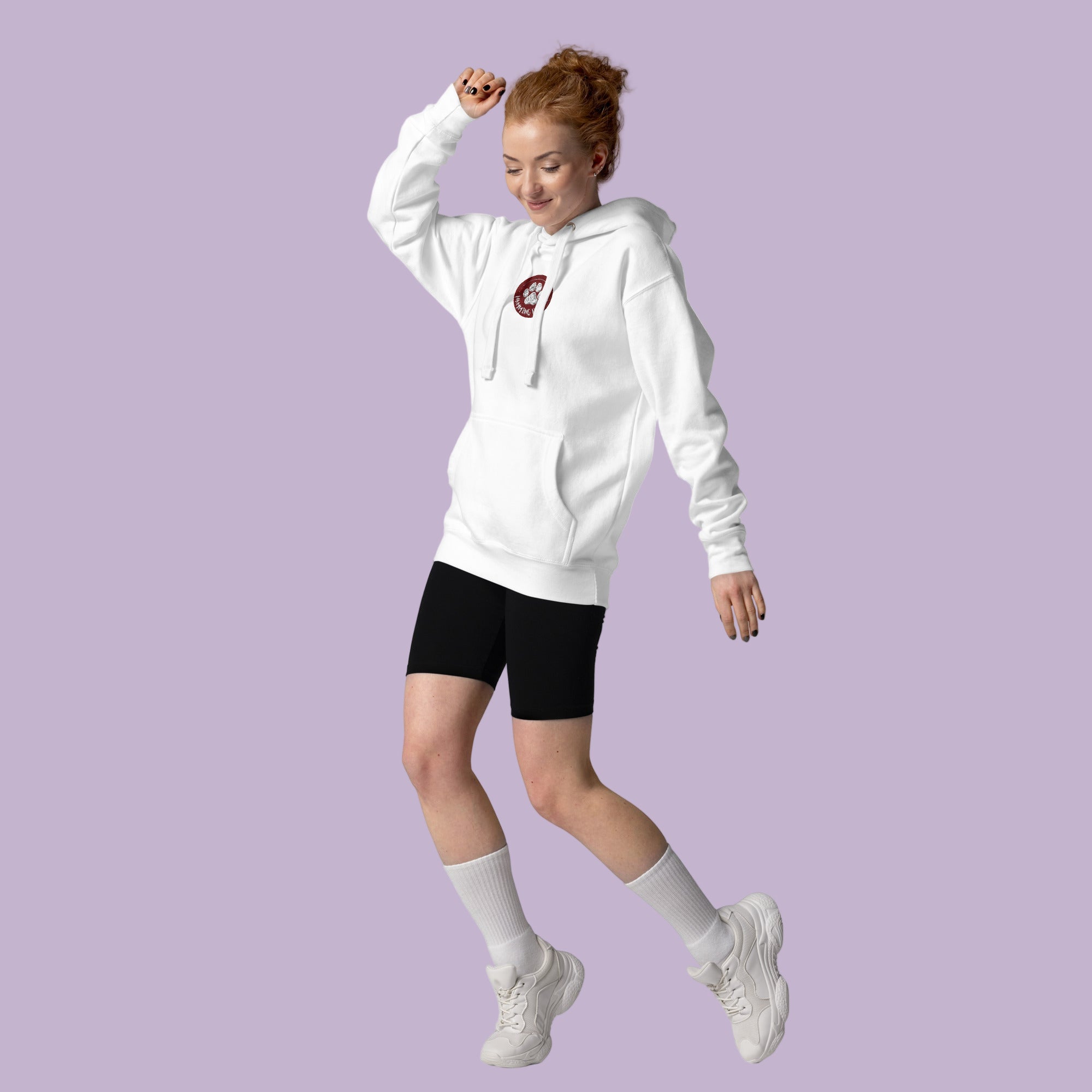 Hamming Patrol Sweatshirt - Front Angle White