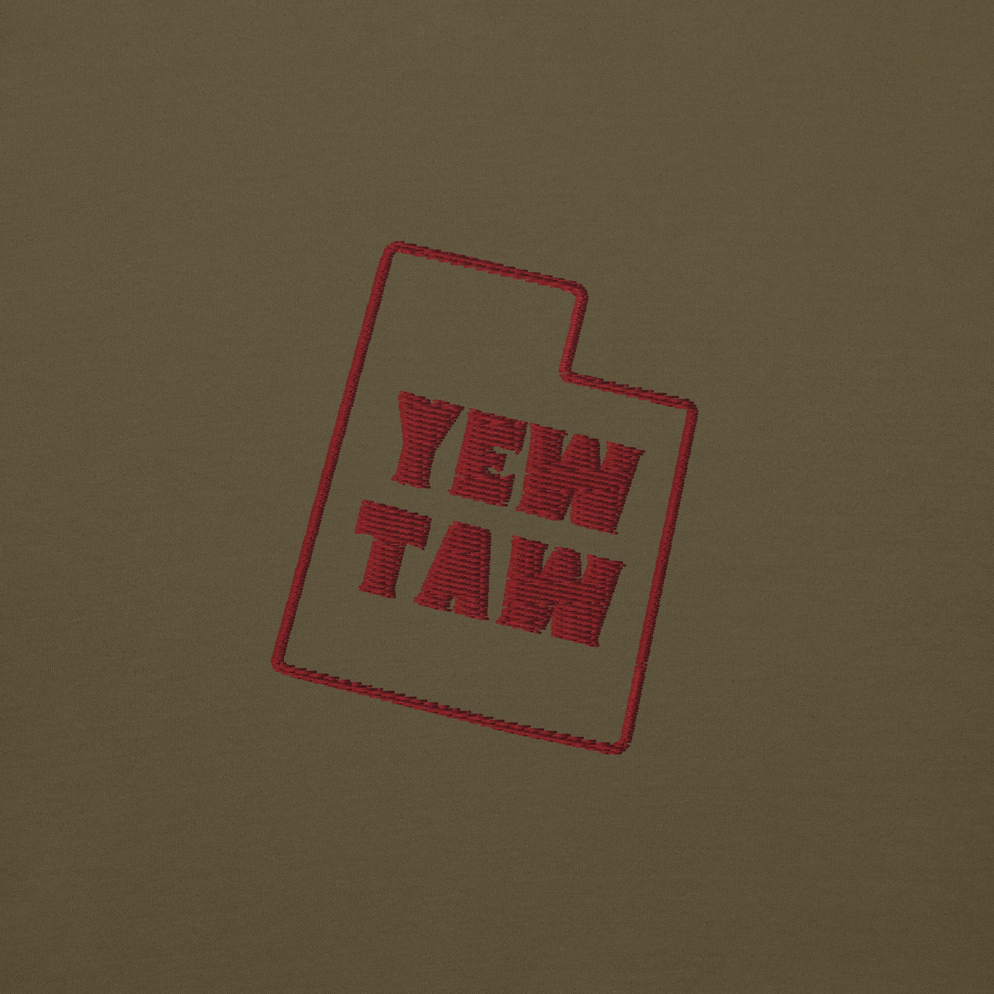 YEWTAW Sweatshirt - Close up of stitching